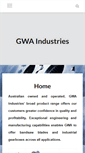 Mobile Screenshot of gwaindustries.com