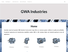 Tablet Screenshot of gwaindustries.com